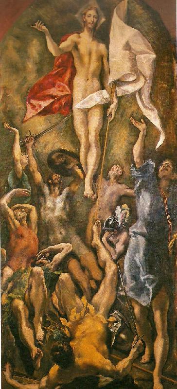 El Greco resurrection France oil painting art